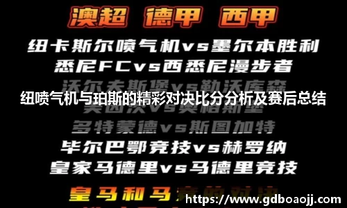 纽喷气机与珀斯的精彩对决比分分析及赛后总结